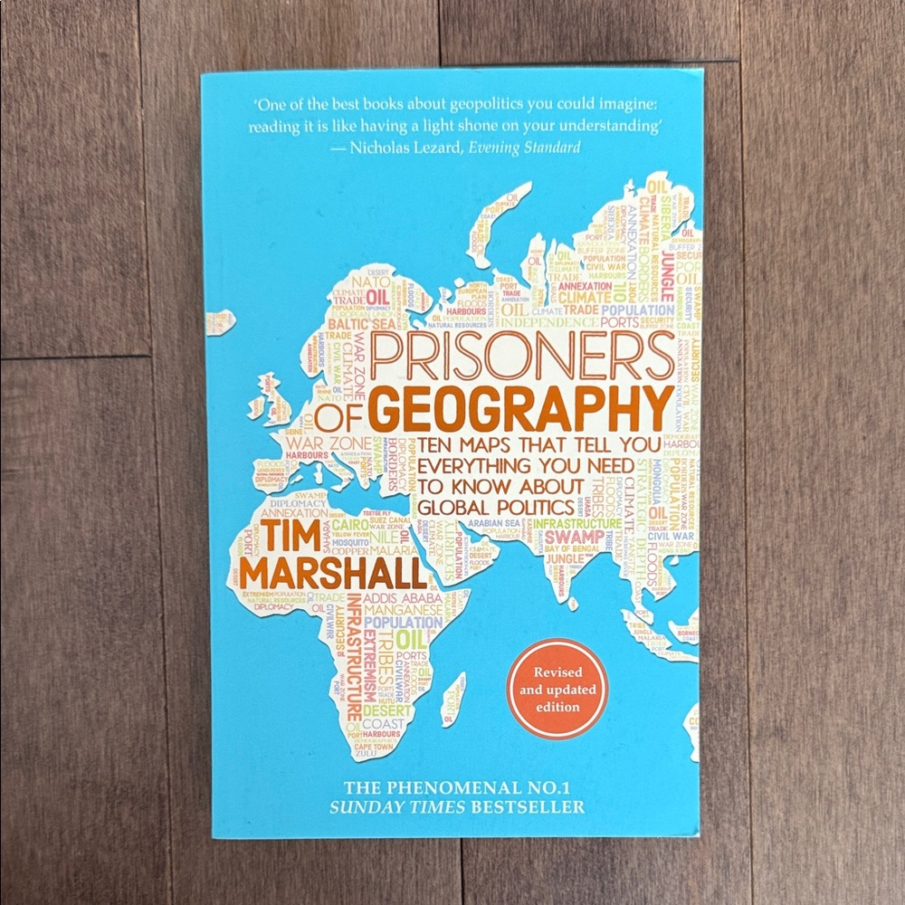 Prisoners of Geography Book – Tim Marshall (Revised & Updated Edition) - New